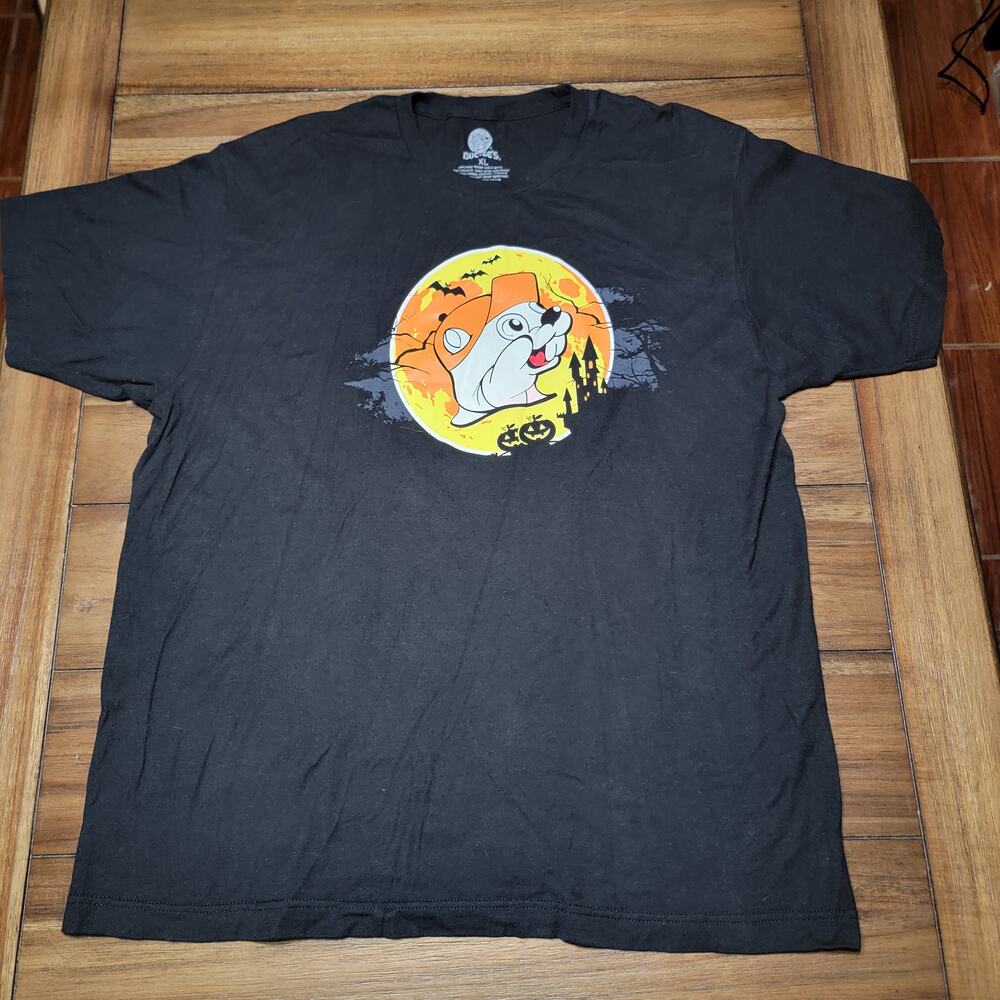 Buc-ee's Halloween Black Unisex Glow-In-The-Dark Tee "Let's Boo This" - Size XL